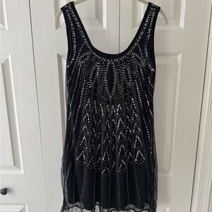 Black Sequin Dress